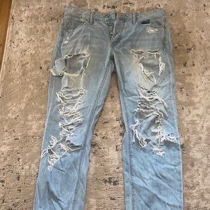 tom girl distressed jeans